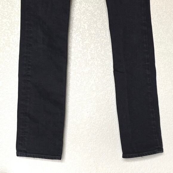 Citizens of Humanity Women’s Jeans Size 28 Black Slim Straight Stretch Denim - Picture 4 of 13